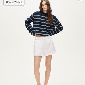 J. Crew White Women's Linen Shorts